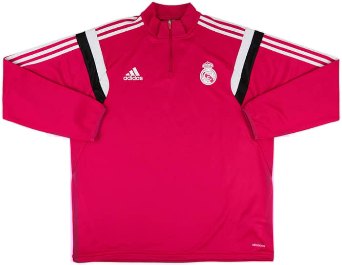 2014-15 Real Madrid adidas 1/4 Zip Drill Top - 8/10 - (XL)