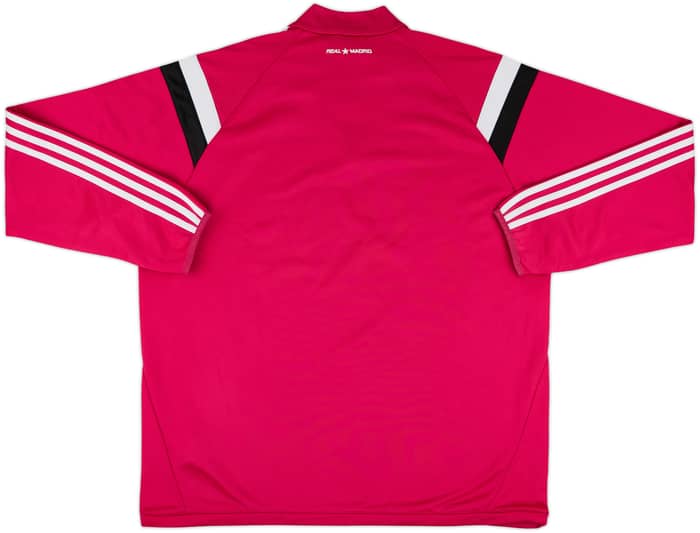2014-15 Real Madrid adidas 1/4 Zip Drill Top - 8/10 - (XL)