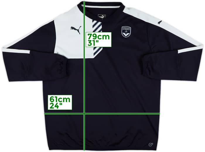 2015-16 Bordeaux Puma Sweat Top - 9/10 - (XXL)