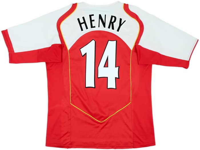 2004-05 Arsenal Home Shirt Henry #14 - 7/10 - (L)