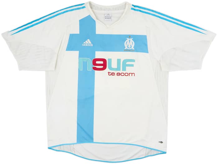 2004-05 Olympique Marseille Home Shirt Nasri #22 - 5/10 - (XL)