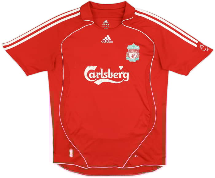 2006-08 Liverpool Home Shirt Gerrard #8 - 5/10 - (L)
