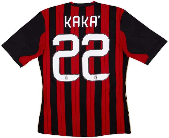 2013-14 AC Milan Home Shirt Kaka #22 - 7/10 - (S)