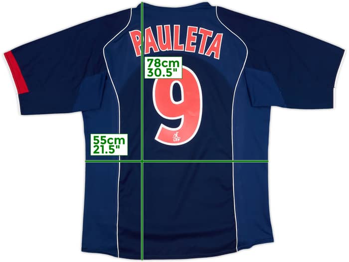 2004-05 Paris Saint-Germain Home Shirt Pauleta #9 - 6/10 - (XXL)