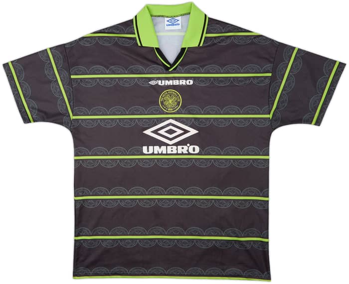 1998-99 Celtic Away Shirt Larsson #7 - 9/10 - (XXL)