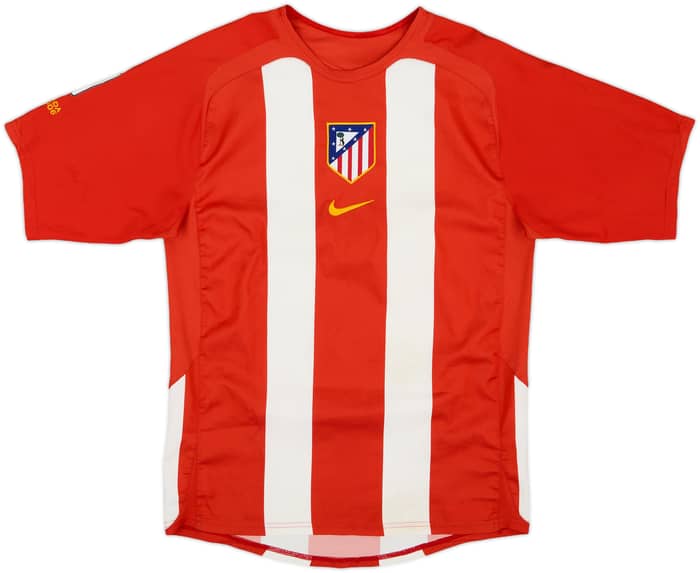 2005-06 Atletico Madrid Home Shirt Torres #9 - 8/10 - (S)