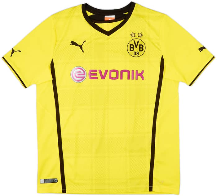2013-14 Borussia Dortmund Home Shirt - 10/10 - (XL.Boys)