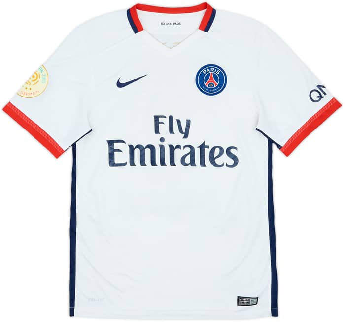2015-16 Paris Saint-Germain Away Shirt T.Silva #2 - 4/10 - (S)