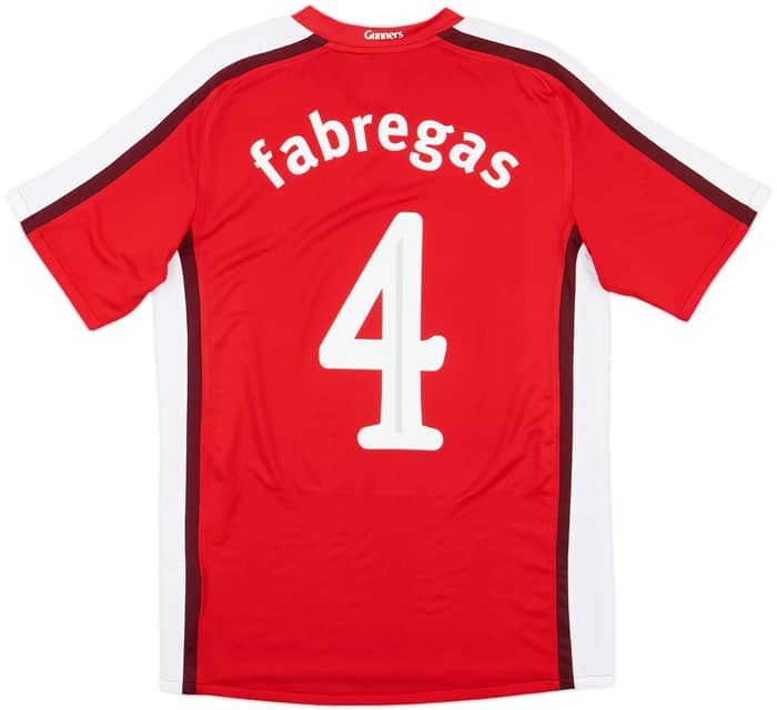 2008-10 Arsenal Home Shirt Fabregas #4 - 8/10 - (S)