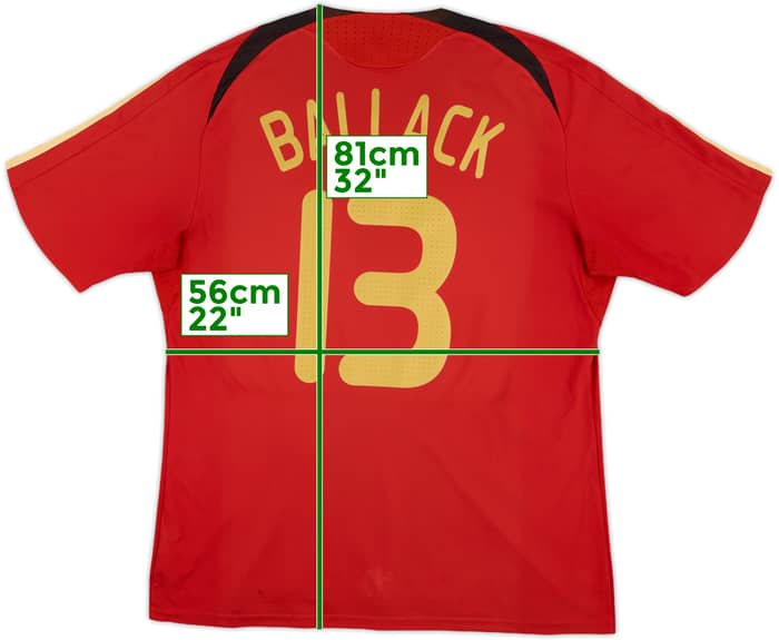 2008-09 Germany Away Shirt Ballack #13 - 6/10 - (XL)