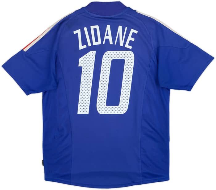 2002-04 France Home Shirt Zidane #10 - 6/10 - (S)