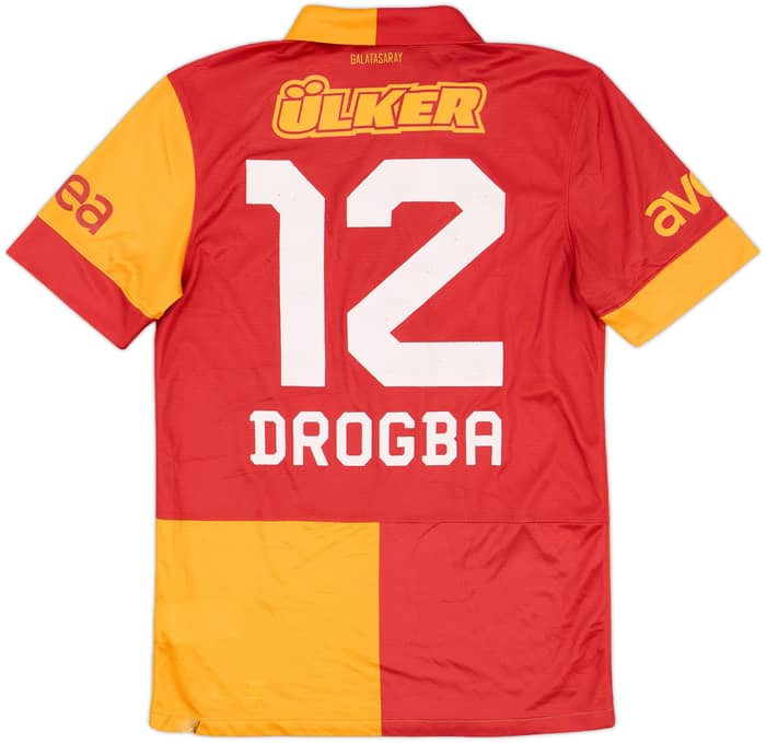 2012-13 Galatasaray Home Shirt Drogba #12 - 6/10 - (S)