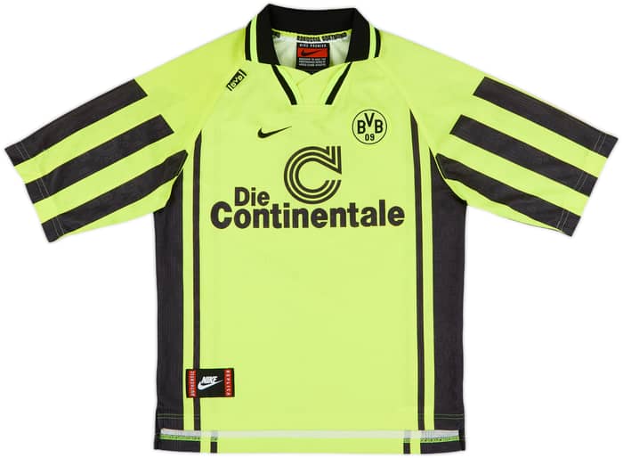 1996-97 Borussia Dortmund Home Shirt Sammer #6 - 10/10 - (L.Boys)