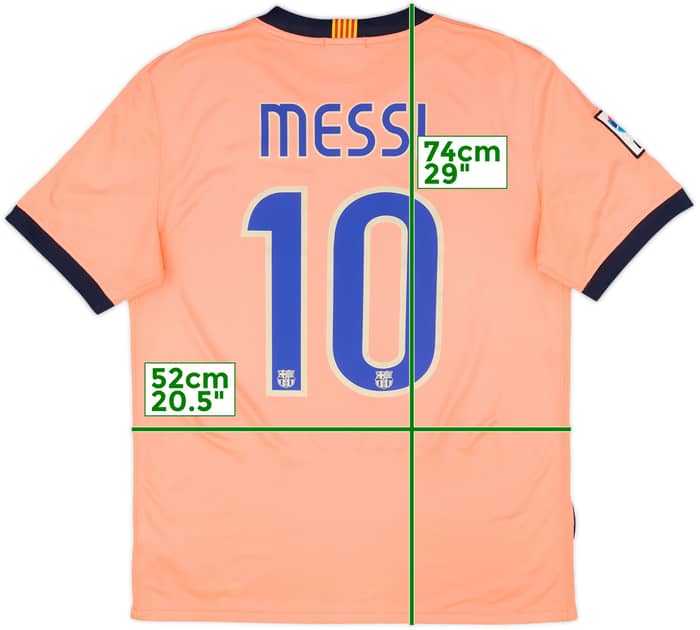 2009-10 Barcelona Away Shirt Messi #10 - 7/10 - (M)