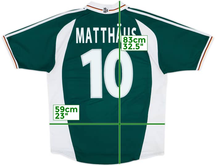 2000-02 Germany Away Shirt Matthaus #10 - 9/10 - (L)