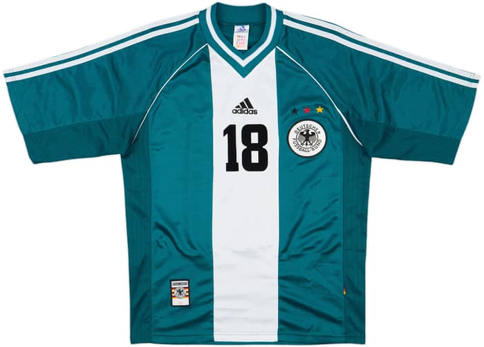1998-00 Germany Away Shirt Klinsmann #18 - 8/10 - (S)
