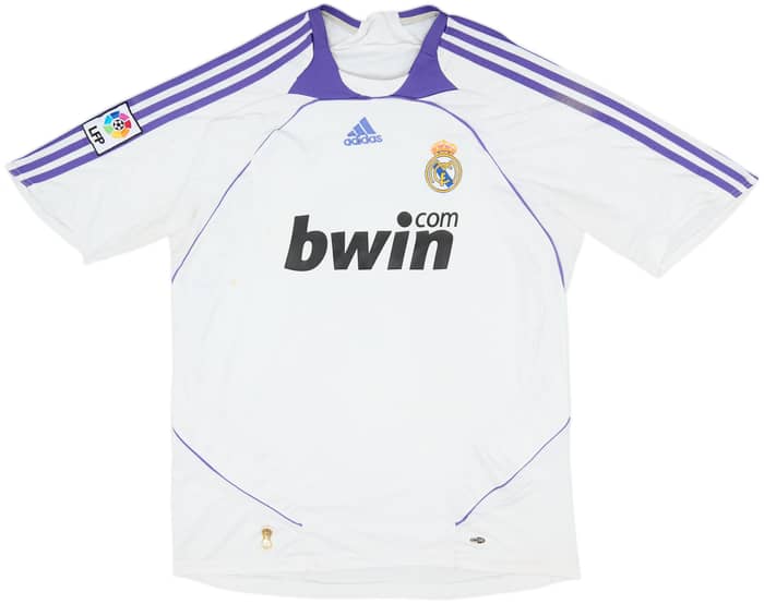 2007-08 Real Madrid Home Shirt v.Nistelrooy #17 - 6/10 - (XL)