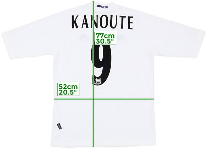 2004-05 Tottenham Home Shirt Kanoute #9 - 8/10 - (XXL)