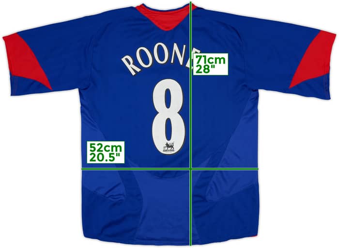 2005-06 Manchester United Away Shirt Rooney #8 - 6/10 - (S)