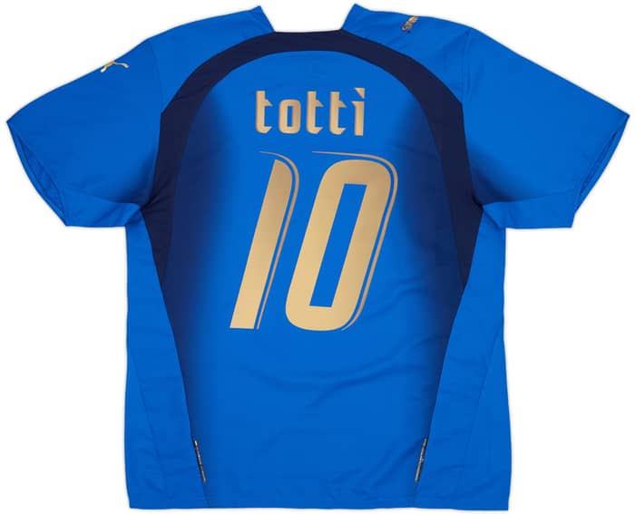2006 Italy Home Shirt Totti #10 - 5/10 - (L)