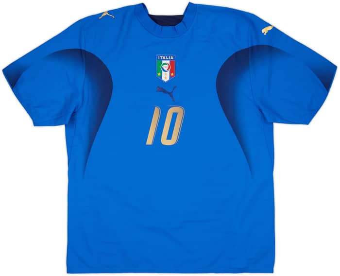 2006 Italy Home Shirt Totti #10 - 5/10 - (L)