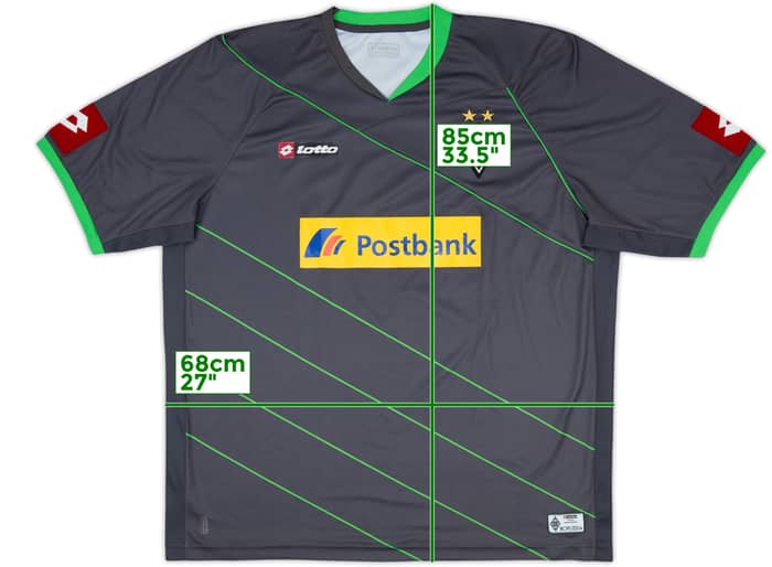2011-12 Borussia Monchengladbach Away Shirt - 8/10 - (3XL)