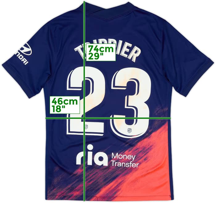 2021-22 Atletico Madrid Away Shirt Trippier #23 - 5/10 - (S)