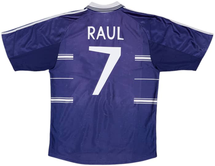 1998-99 Real Madrid Away Shirt Raul #7 - 6/10 - (L)