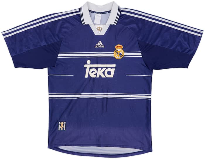 1998-99 Real Madrid Away Shirt Raul #7 - 6/10 - (L)