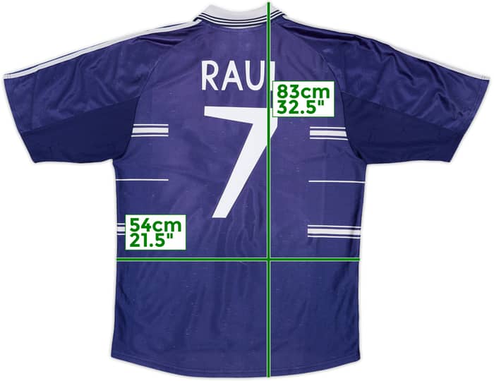 1998-99 Real Madrid Away Shirt Raul #7 - 6/10 - (L)