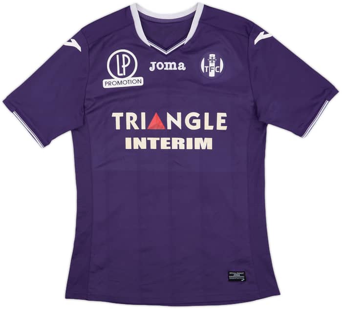 2017-18 Toulouse Home Shirt Delort #10 - 7/10 - (M)
