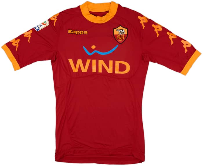 2010-11 Roma Home Shirt Adriano #8 - 5/10 - (S)