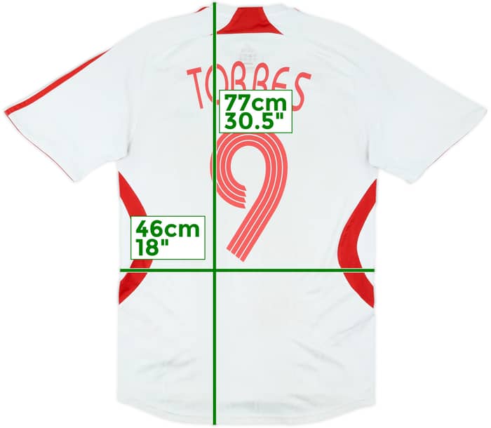 2007-08 Liverpool Away Shirt Torres #9 - 5/10 - (S)