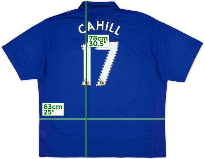 2011-12 Everton Home Shirt Cahill #17 - 9/10 - (XXL)