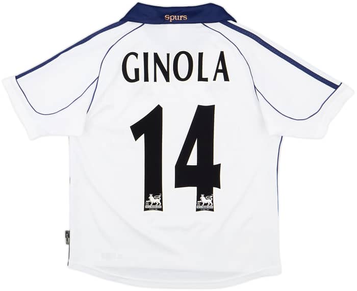 1999-01 Tottenham Home Shirt Ginola #14 - 8/10 - (XS)