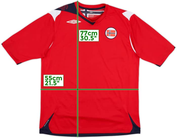 2006-08 Norway Home Shirt - 10/10 - (L)