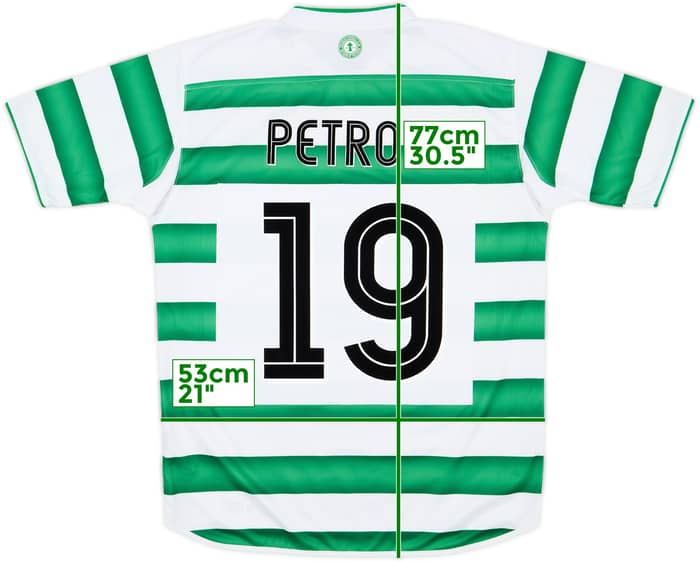 2004-05 Celtic Home Shirt Petrov #19 - 10/10 - (M)