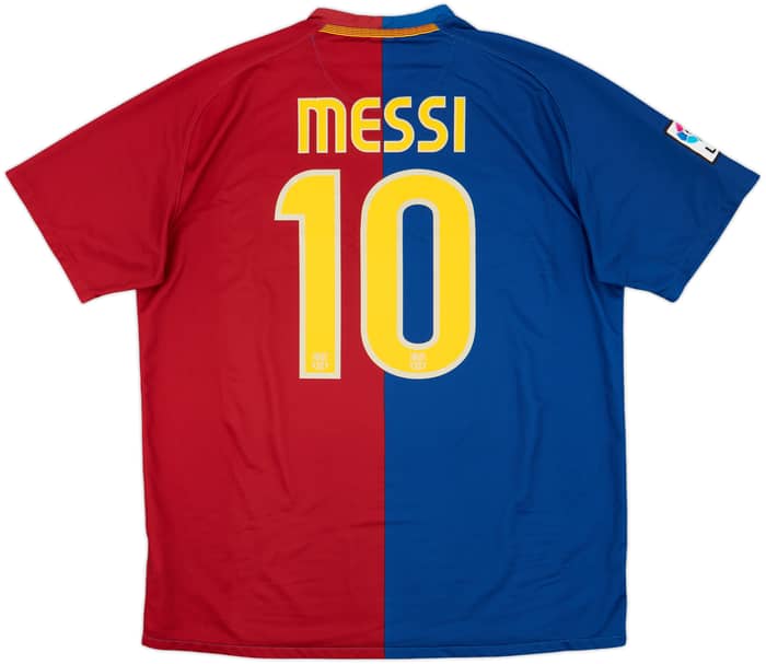 2008-09 Barcelona Home Shirt Messi #10 - 8/10 - (XL)