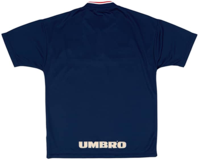 2000-02 England Umbro 1/4 Zip Training Shirt - 9/10 - (S)