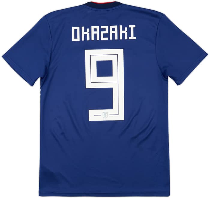 2018-19 Japan Home Shirt Okazaki #9 - 10/10 - (S)