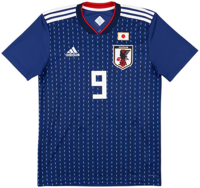2018-19 Japan Home Shirt Okazaki #9 - 10/10 - (S)