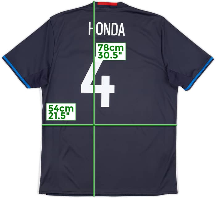 2016-17 Japan Home Shirt Honda #4 - 9/10 - (L)