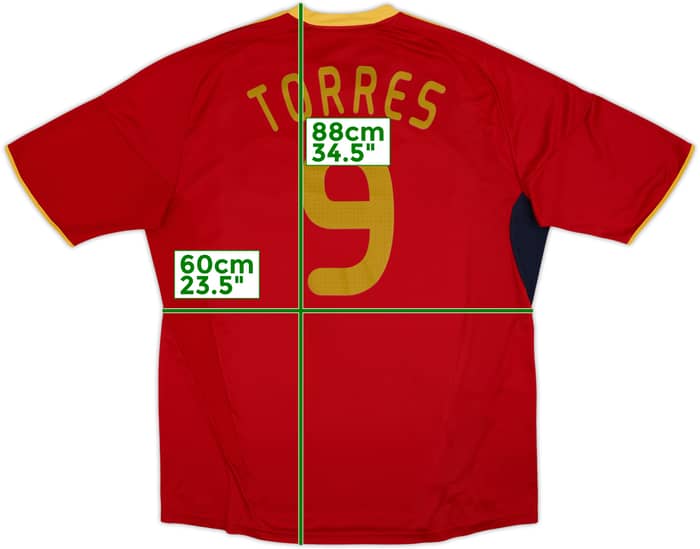 2009 Spain Home Shirt Torres #9 - 8/10 - (XXL)