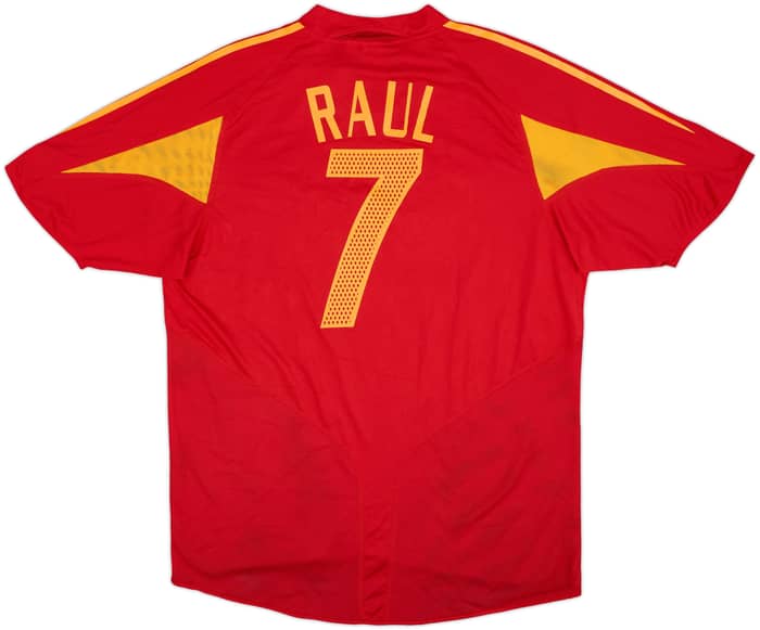 2004-06 Spain Home Shirt Raul #7 (L)