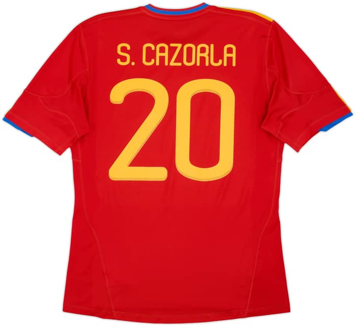2009-10 Spain Home Shirt S.Cazorla #20 - 8/10 - (L)