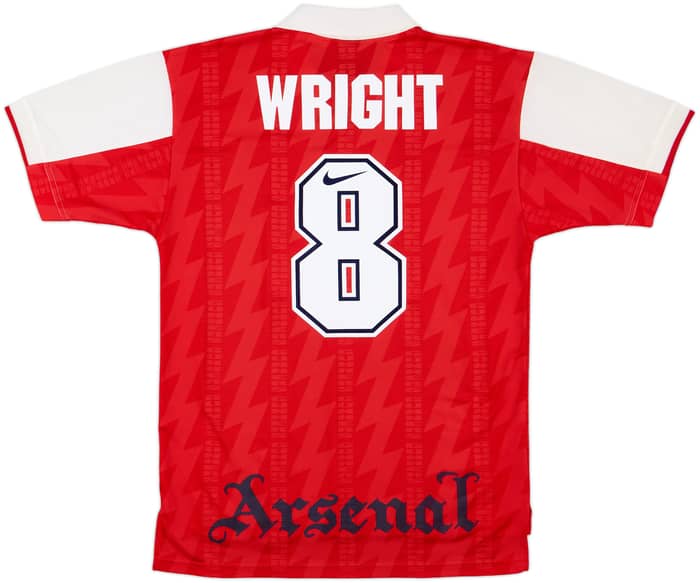 1994-96 Arsenal Home Shirt Wright #8 - 8/10 - (M)