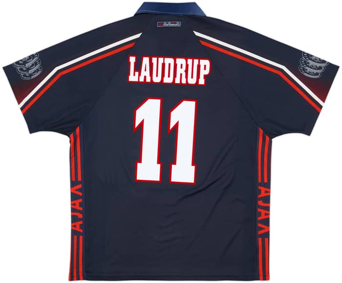 1997-98 Ajax Away Shirt Laudrup #11 - 9/10 - (XL)