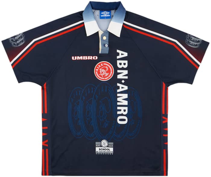 1997-98 Ajax Away Shirt Laudrup #11 - 9/10 - (XL)