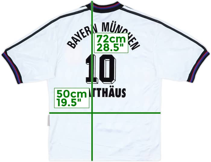 1996-98 Bayern Munich Away Shirt Matthaus #10 - 9/10 - (S)