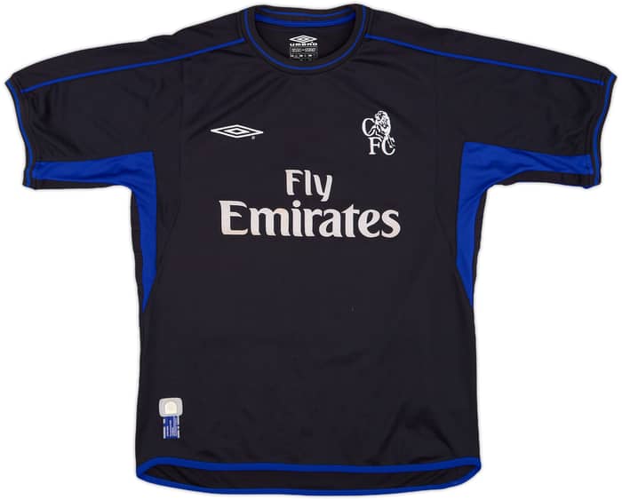 2002-04 Chelsea Away Shirt Zola #25 - 8/10 - (M)
